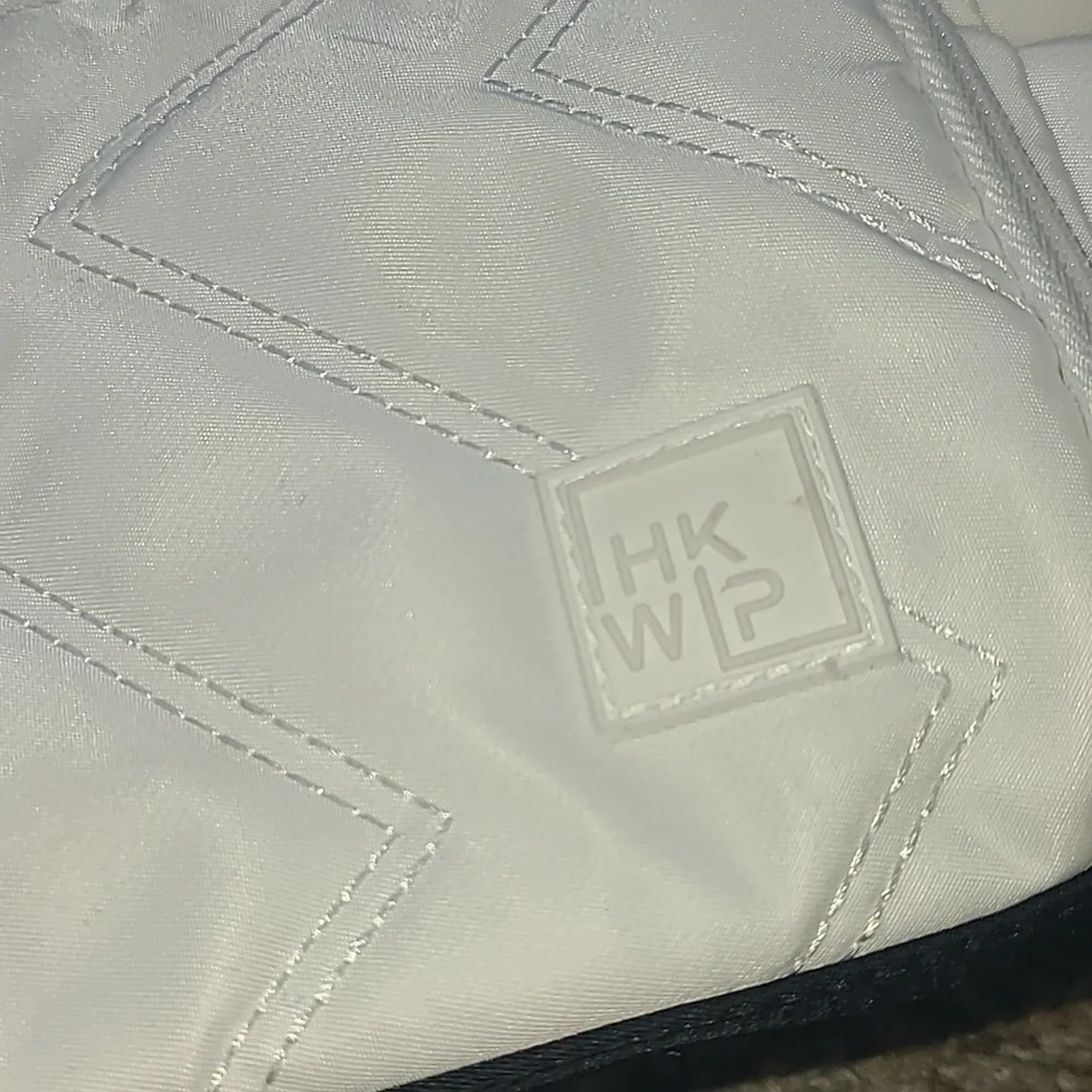 IHKWIP Bag White and Black Shoulder Bag with Adjustable Strap